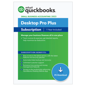 QUICKBOOKS PRO PLUS 2023 – 1 YEAR SUBSCRIPTION